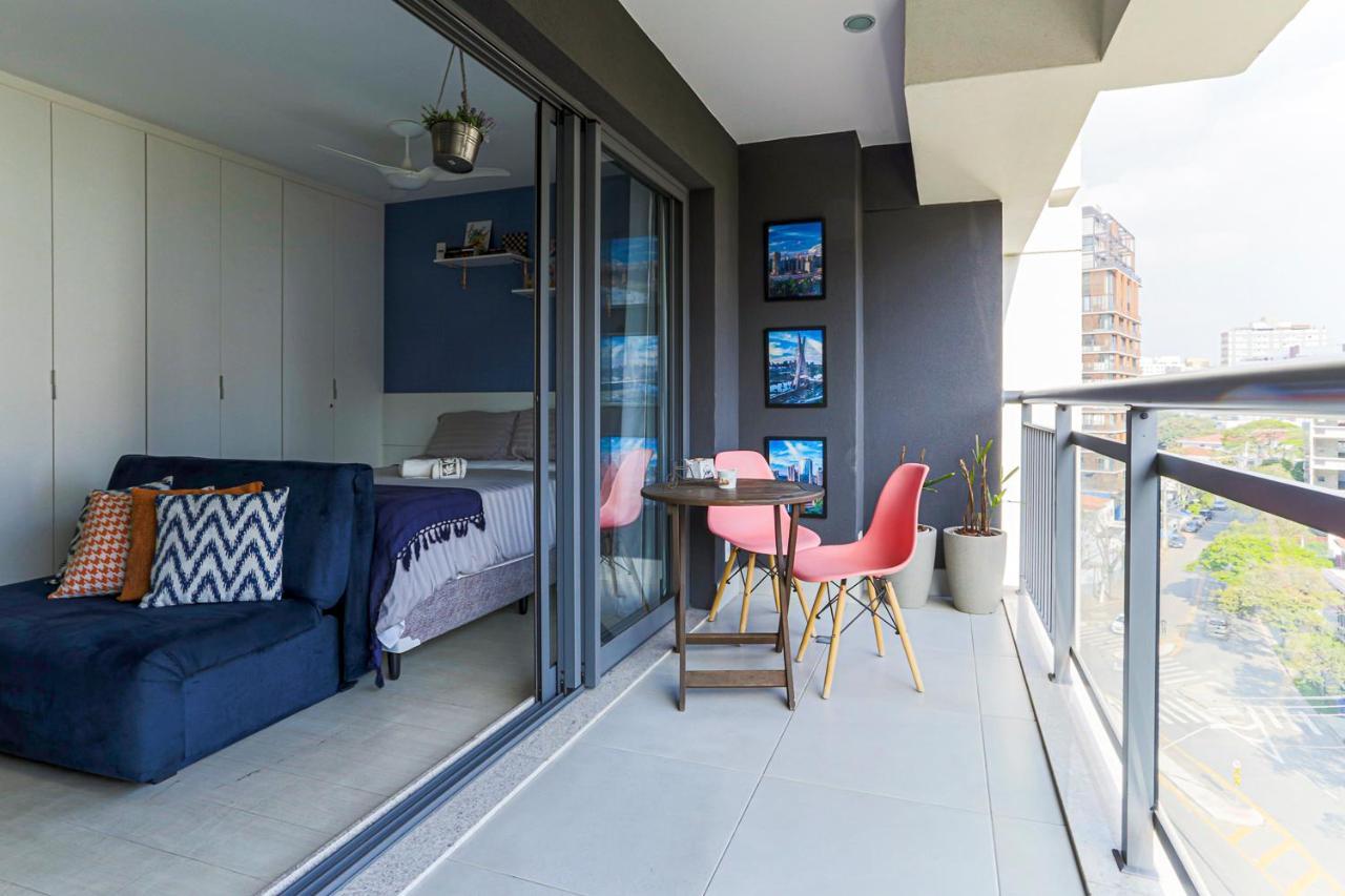 상파울루 Studio Vila Madalena Com Piscina Climatizada 아파트 외부 사진
